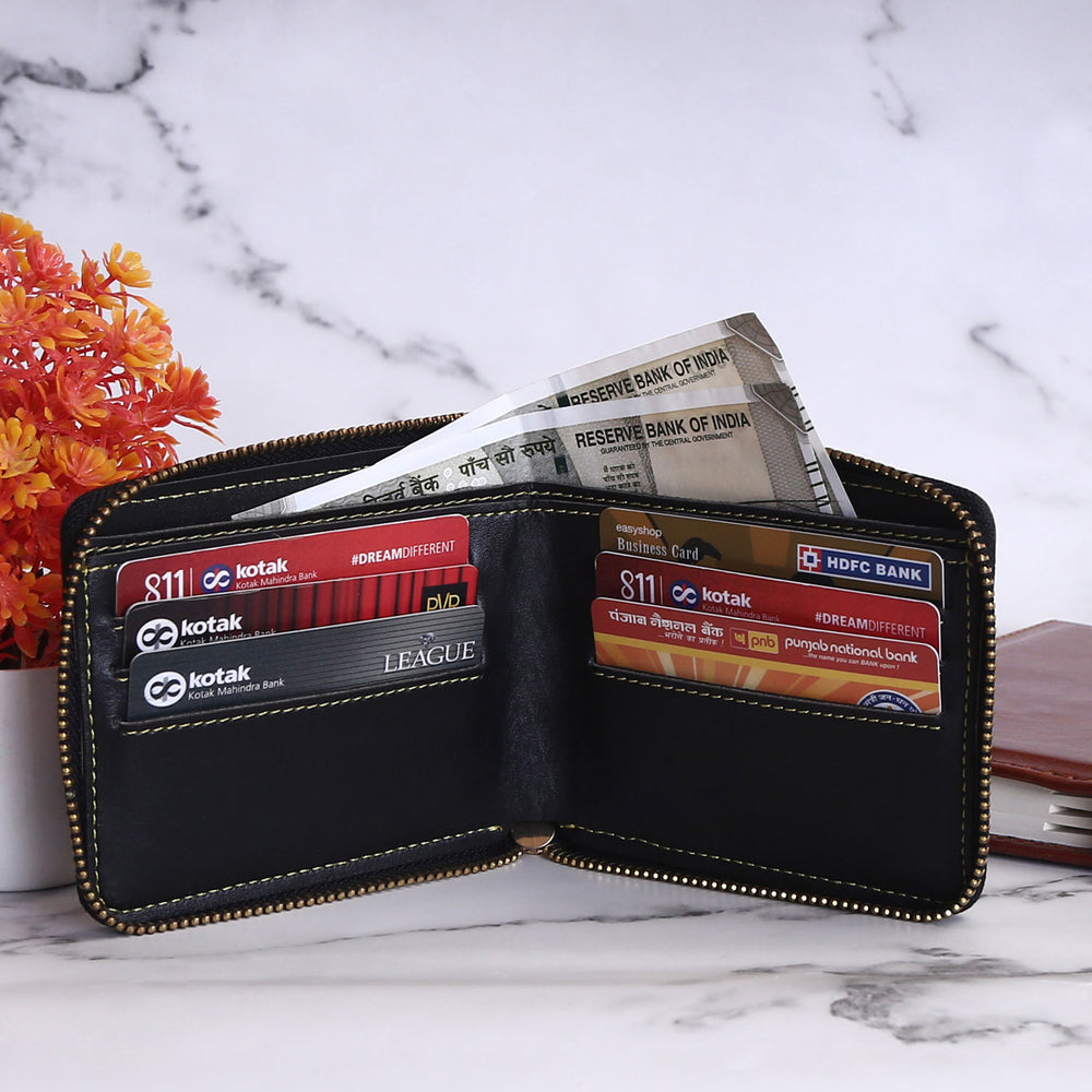 Unisex zip wallet