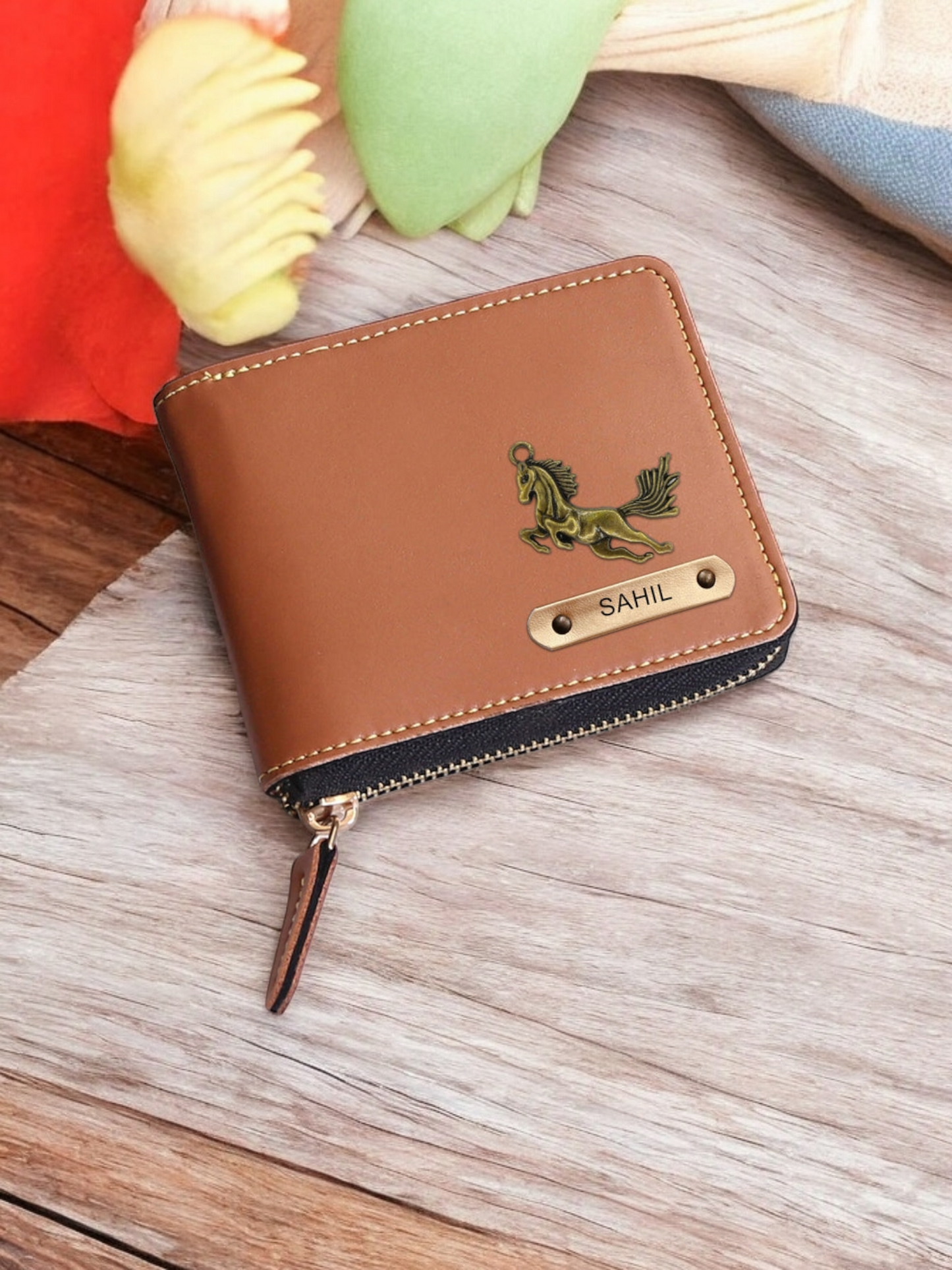 Unisex zip wallet