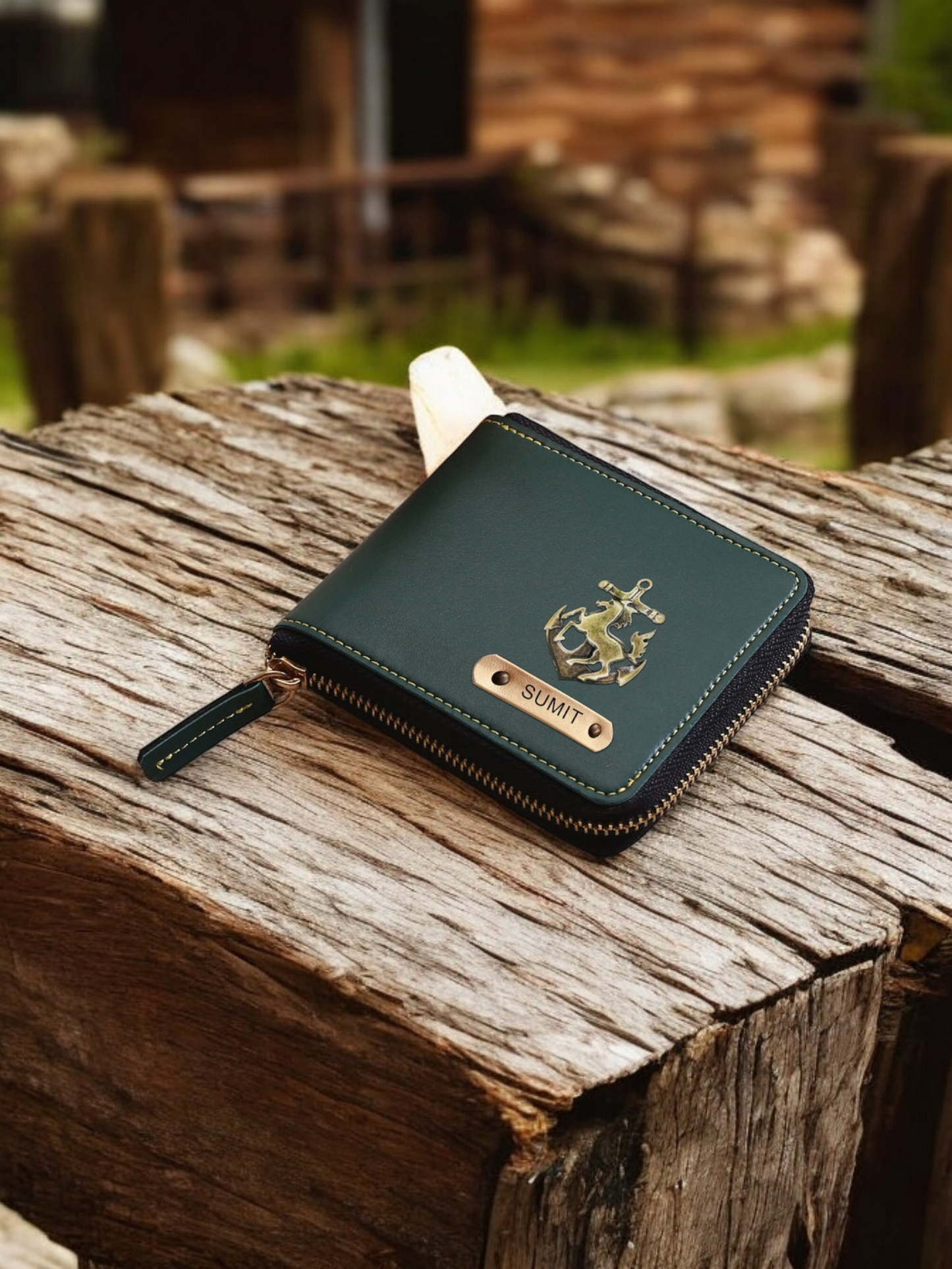 Unisex zip wallet