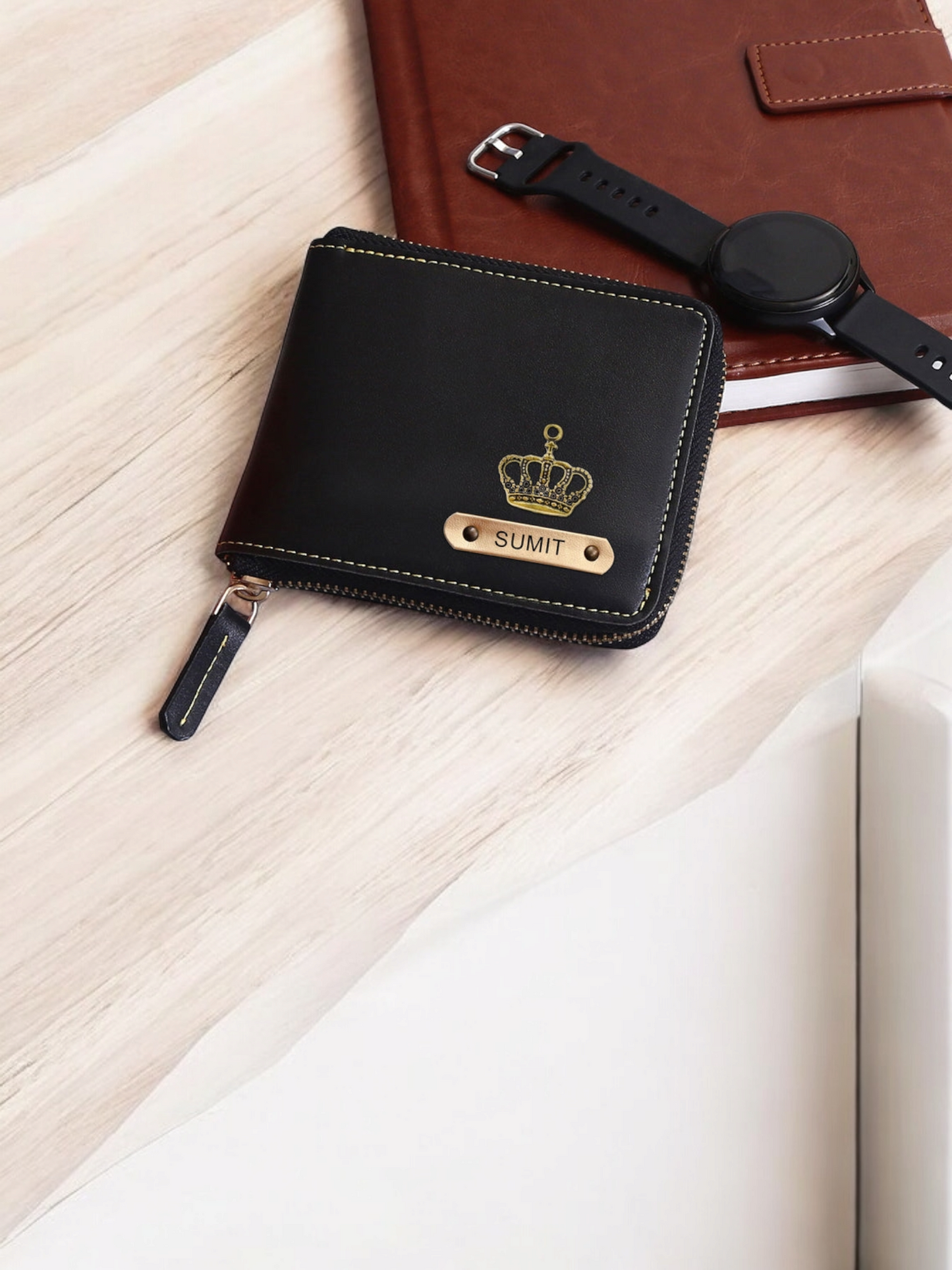 Unisex zip wallet