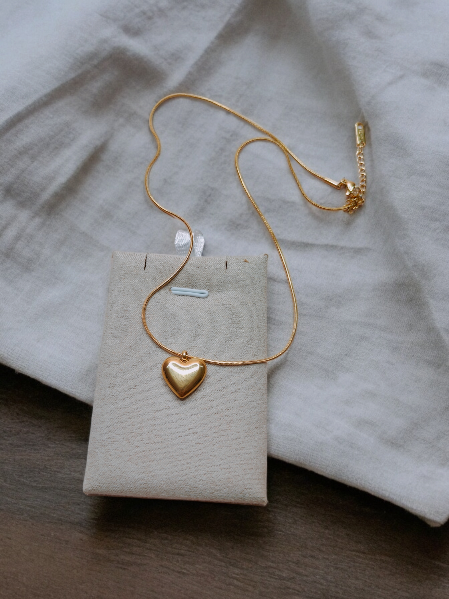 18k Heart chain